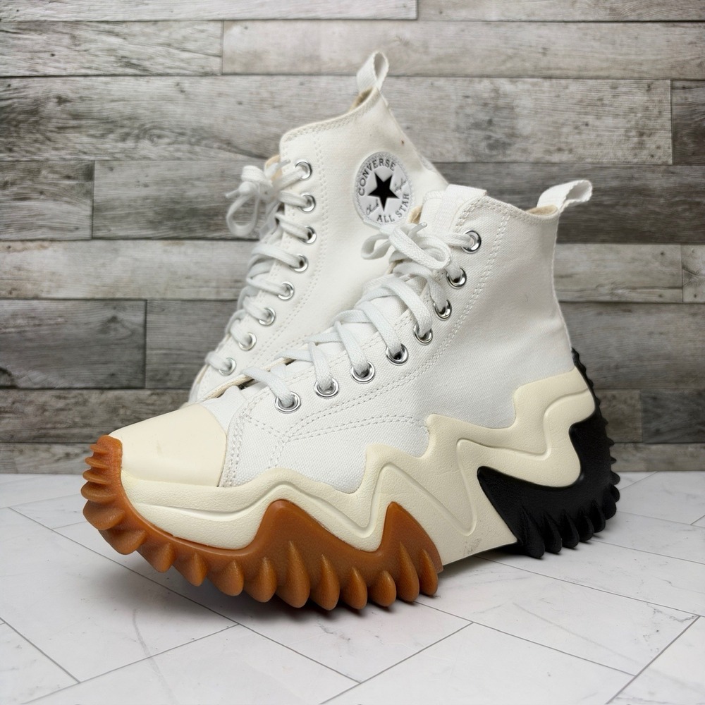 Converse Run Star Motion Shoe - Womens Size 8.5 - White Gum Chunky Sole Platform